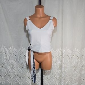 Free People Cropped Tank Top Sz Medium